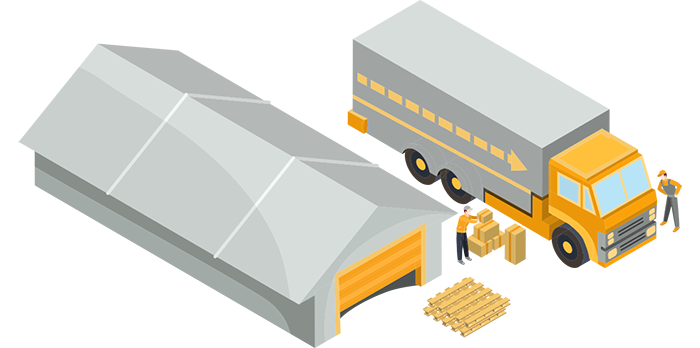 transporte de carga por volumen
