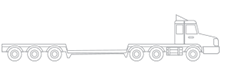 transporte de carga low boy